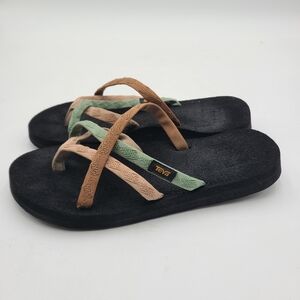 B2 Teva Women's Olowahu Mush Flip Flops Sandals  Size 8